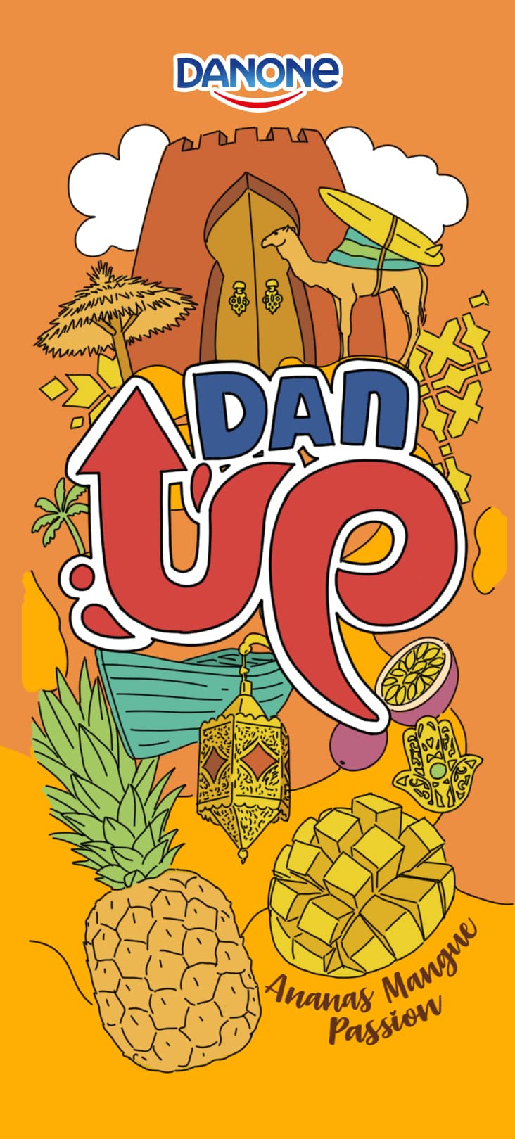 DANUP tropical flat illustration