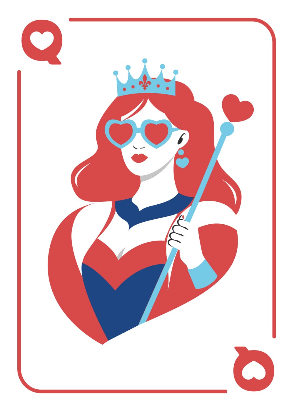 Queen of Hearts illustration