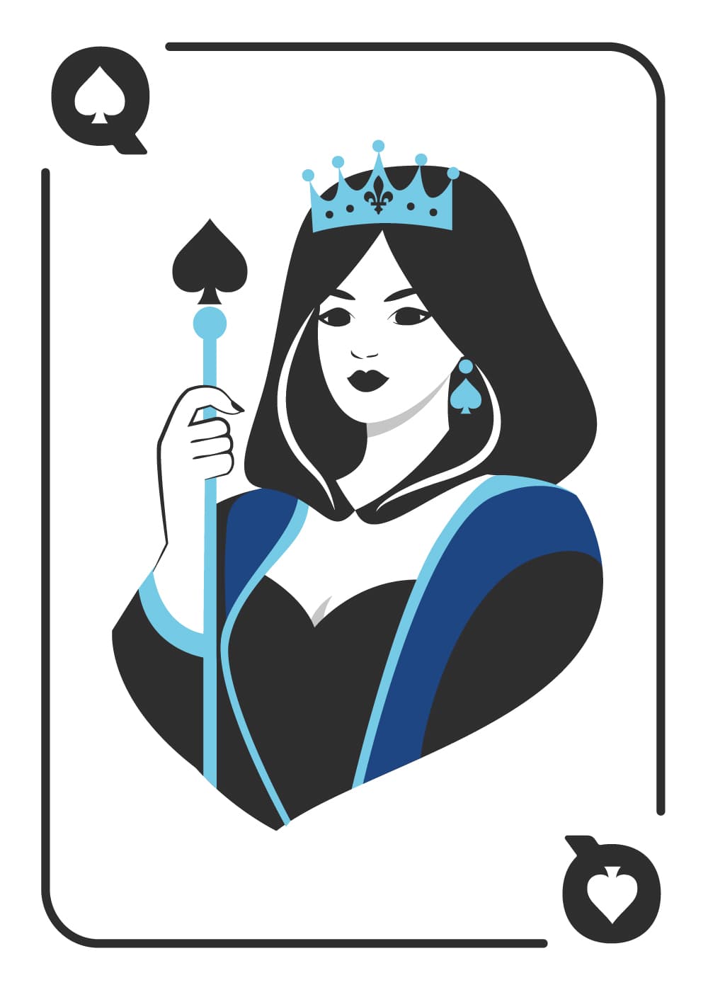 Queen of Spades illustration