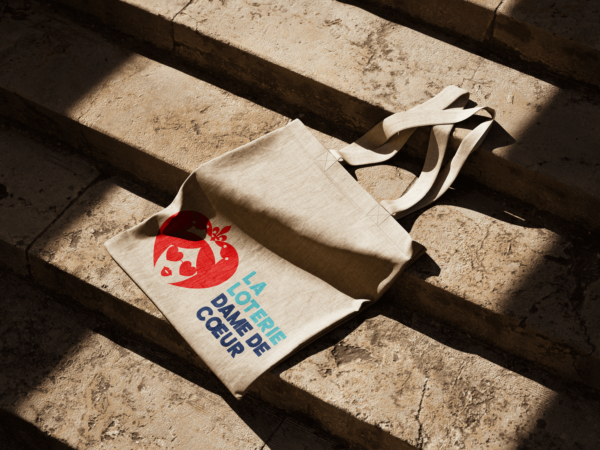 Branded tote bag mockup