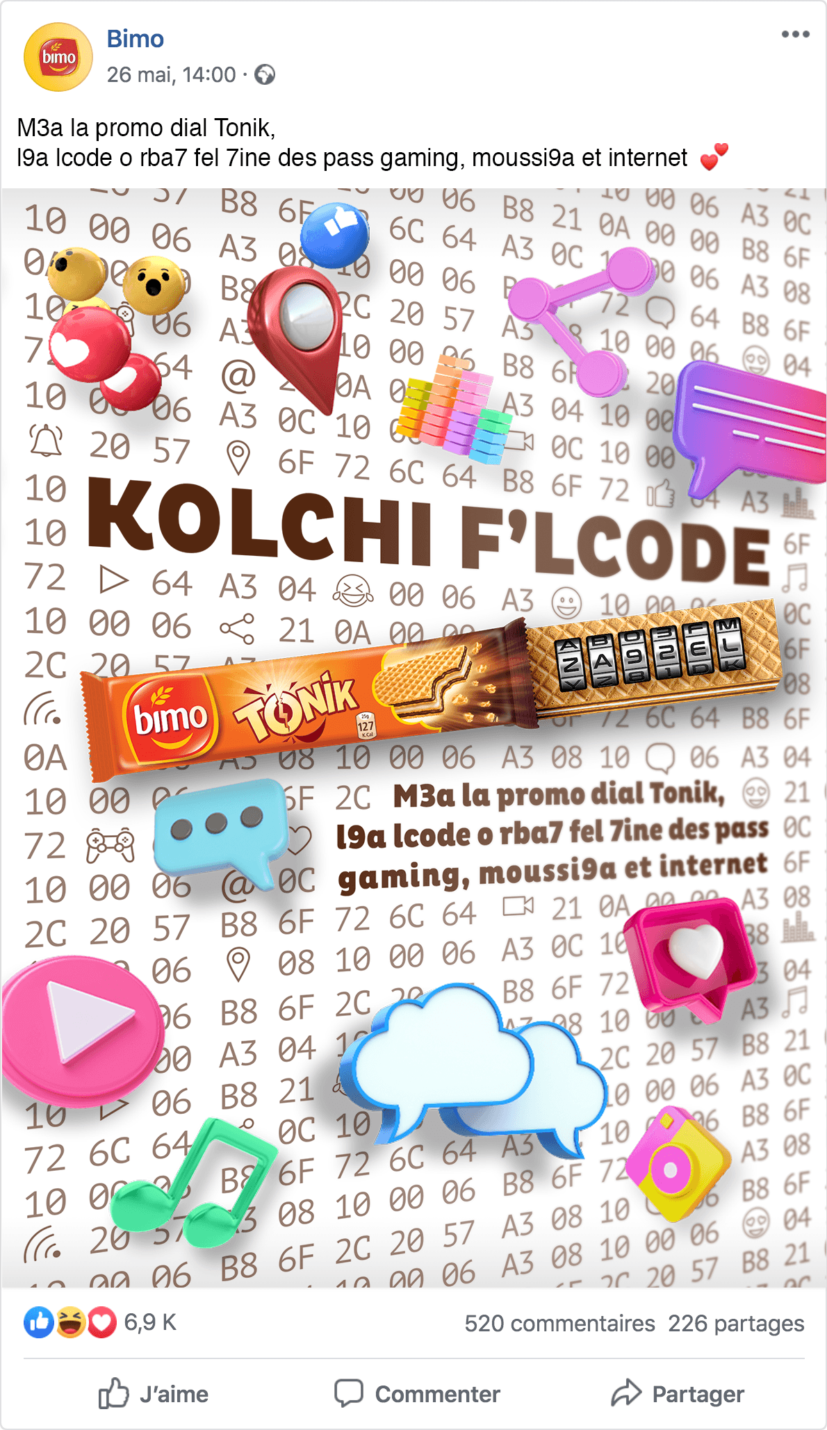 TONIK giveaway social post 2