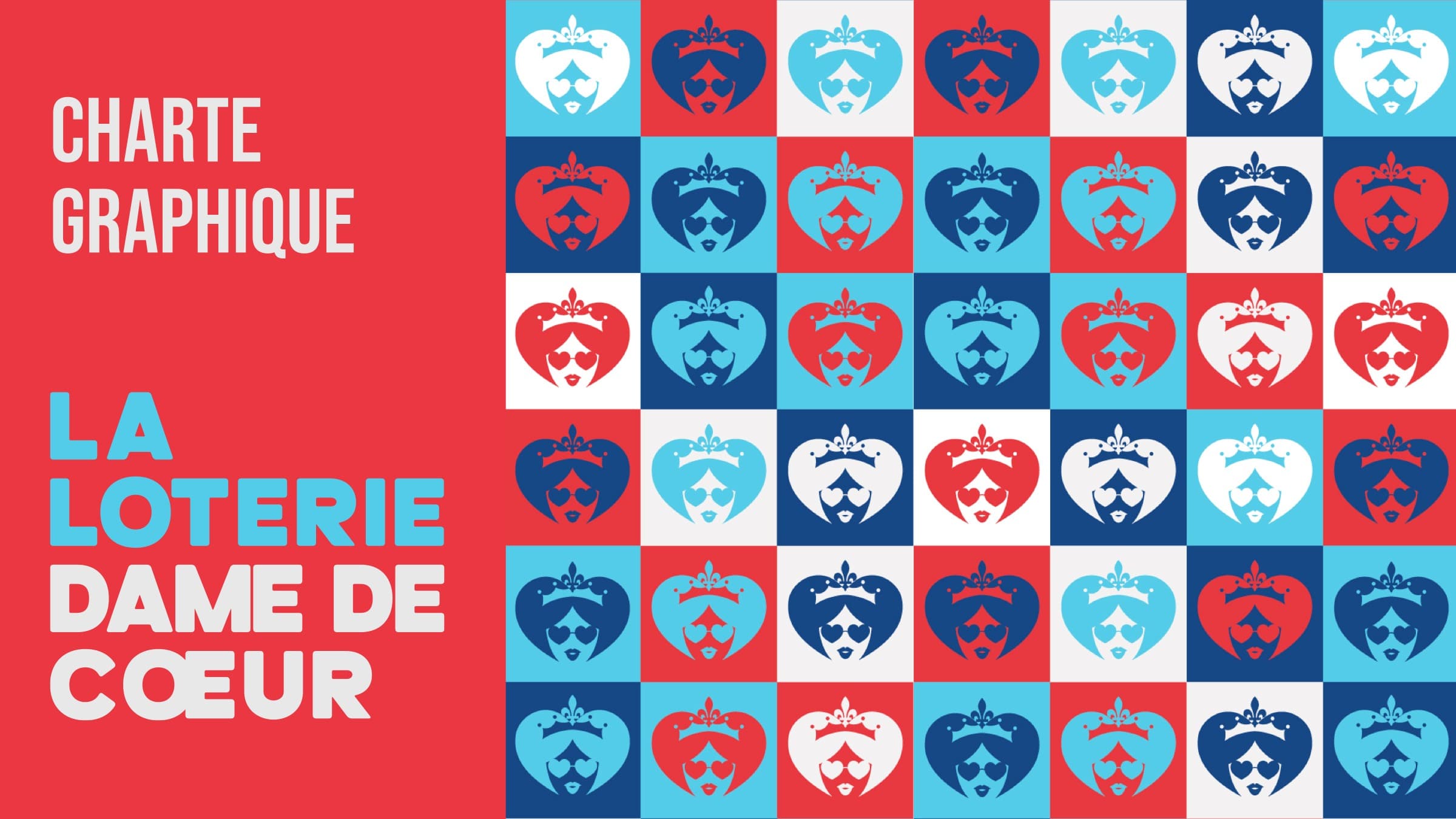 La Loterie Dame de Coeur — full brand guideline cover page